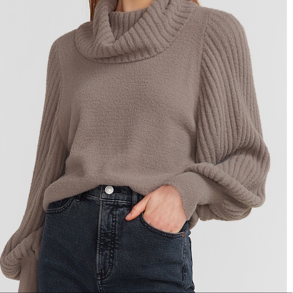 Cowl neck sweater